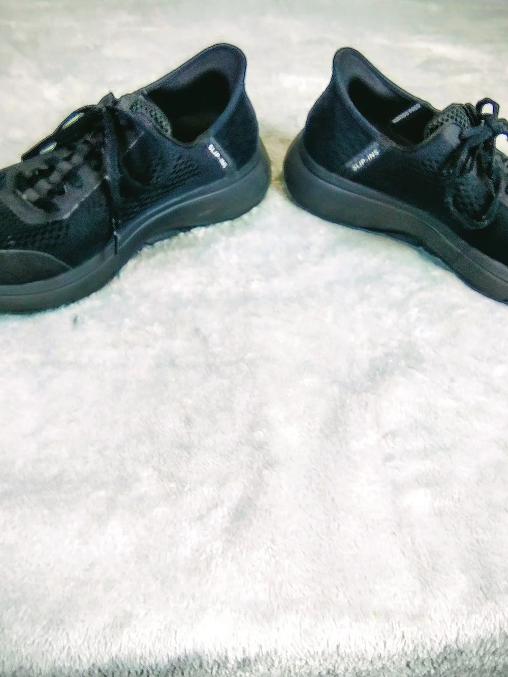 Skechers Men's Black Lace-Up Athletic Sneakers